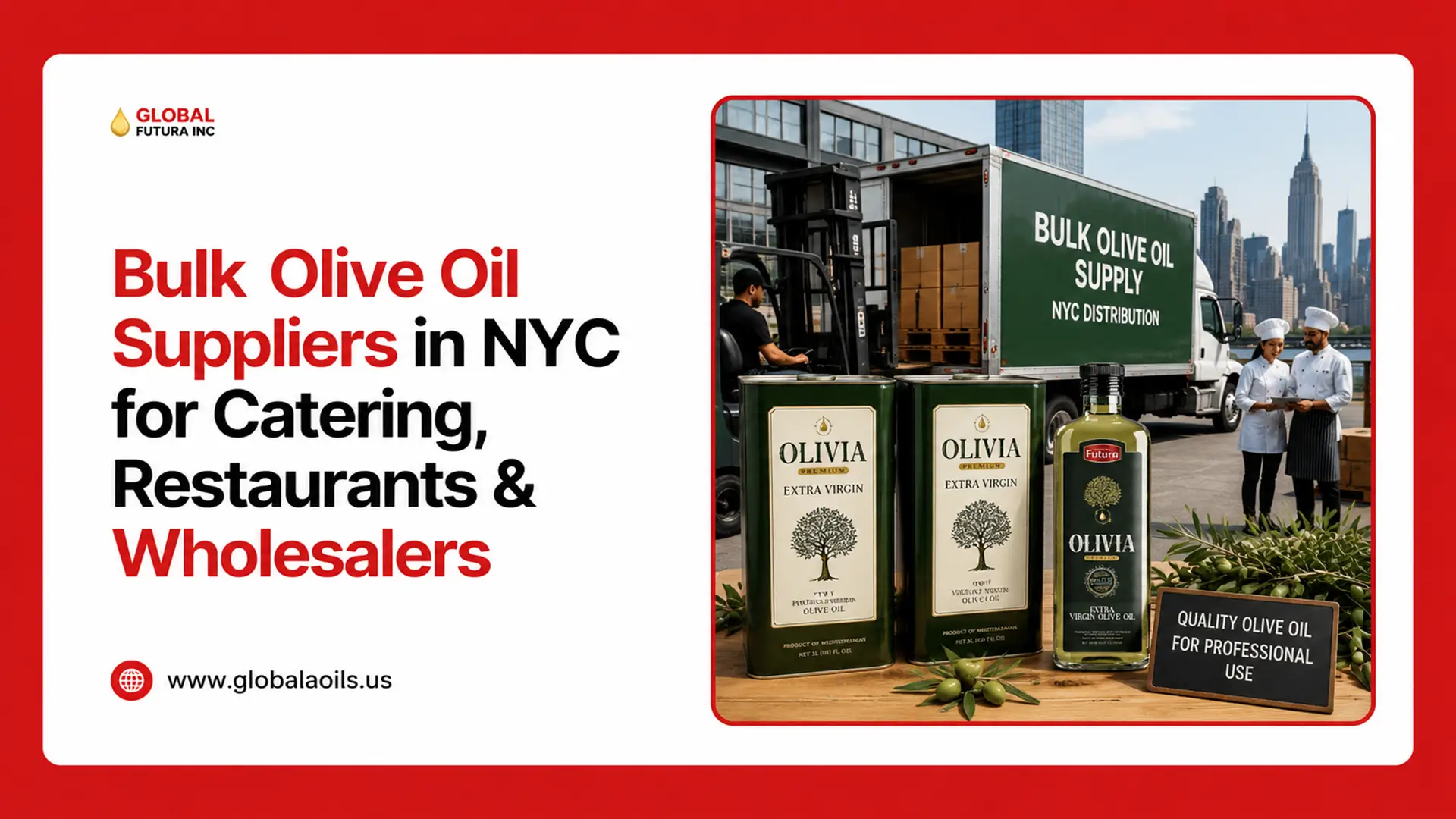 Bulk Olive Oil Suppliers in NYC